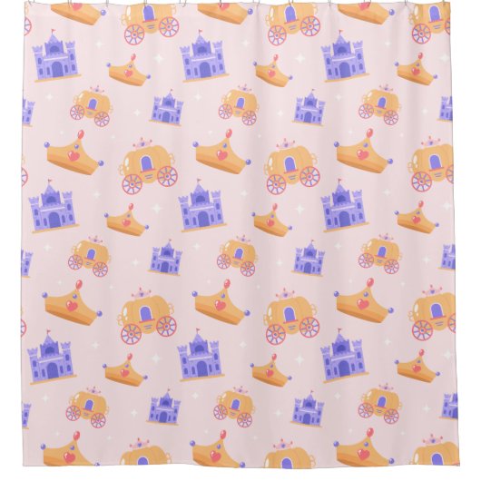 Crown & Carriage Duschvorhang (Vorderseite)