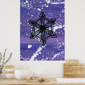 Crown Chakra - Dots One Poster (Küche)