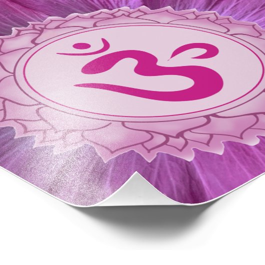 Crown chakra Foto Paper (Satin) (Ecke)