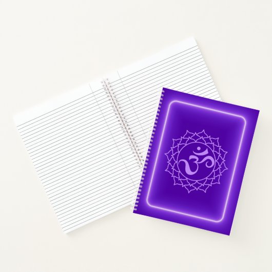 Crown Chakra Journal-Notebook Notizblock (Innenseite)