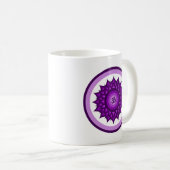 Crown Chakra Kaffeetasse (VorderseiteRechts)