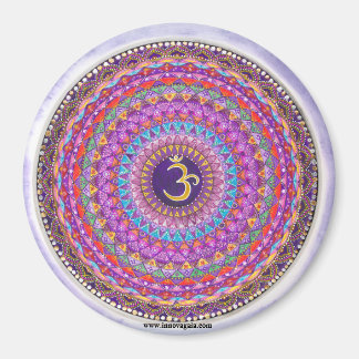 Crown Chakra Mandala Magnet