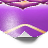 Crown Chakra Muster Design Fotodruck (Ecke)