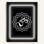 Crown Chakra Notebook Journal Notizblock (Vorderseite)
