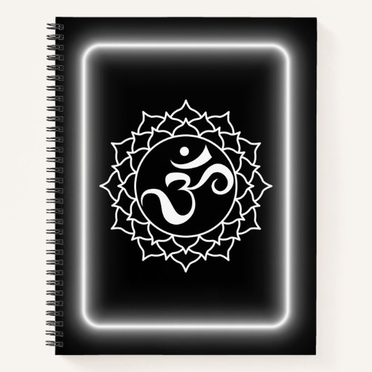 Crown Chakra Notebook Journal Notizblock (Vorderseite)