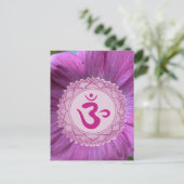 Crown chakra Postcard Postkarte (Stehend Vorderseite)