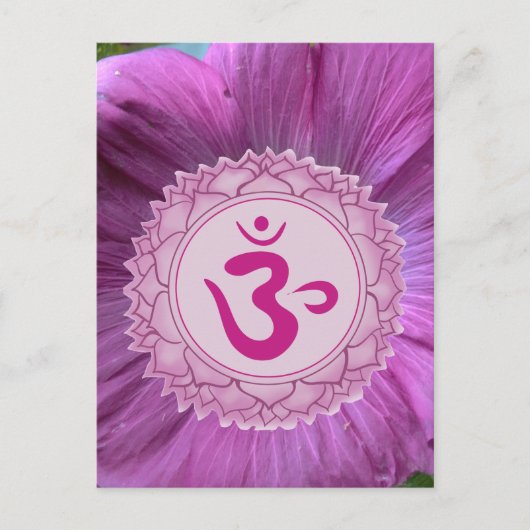 Crown chakra Postcard Postkarte (Vorderseite)