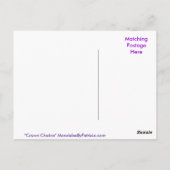 "Crown Chakra" Postkarte (Rückseite)