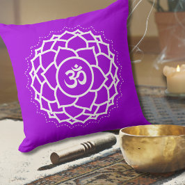 Crown Chakra | Sahasrara | Lila | Meditation Kissen
