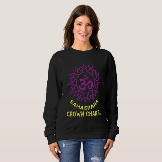 Crown Chakra Sahasrara Sweatshirt (Vorne ganz)