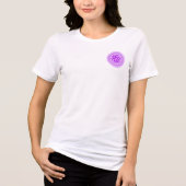 Crown Chakra | Sahasrara Tri-Blend Shirt (Vorderseite)