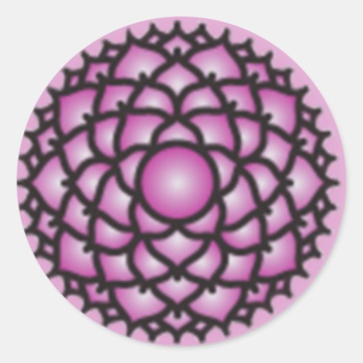 Crown Chakra Stickers (Vorderseite)