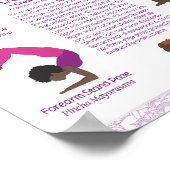 Crown Chakra Yoga Posen - 81 Watt Poster (Ecke)