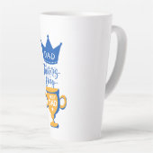 🎖️ Crown & Champion Trophy - Stilvoller Vater Milchtasse (Rechte Ecke)