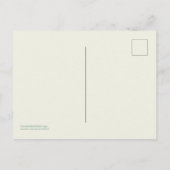 Crown Conch verschlägt in der Natur Postkarte (Rückseite)