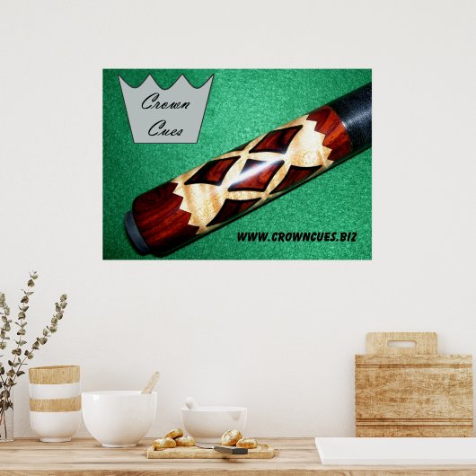 Crown Cues Poster (Küche)