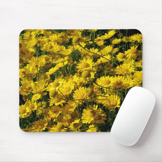 Crown Daisis / Chrysanthemum Coronarium Mousepad (Mit Mouse)