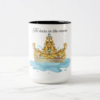 Crown Design Tasse: Einzigartiges Geschenk für Mon Zweifarbige Tasse