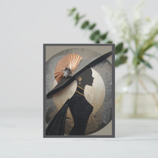 CROWN ELEGANCE #1 POSTKARTE (Stehend Vorderseite)