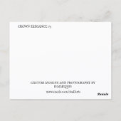 CROWN ELEGANCE #3 POSTKARTE (Rückseite)
