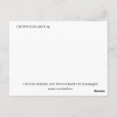 CROWN ELEGANCE #5 Postkarte (Rückseite)