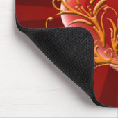 Crown Filigree Heart Mouse Pad Mousepad (Ecke)