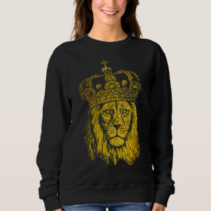 Crown Golden Lion King Wildlife Zookeeper Sweatshirt