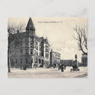 Crown Heights, Brooklyn, NY Vintage-Artikel Postkarte