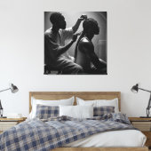 Crown Inspection Canvas Print Leinwanddruck (Insitu (Schlafzimmer))