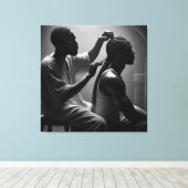 Crown Inspection Canvas Print Leinwanddruck (Insitu (Holzboden))