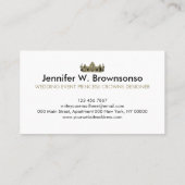 Crown Jewele Luxury Visitenkarte (Rückseite)