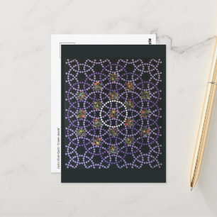 Crown Jewels Quilt Postcard Postkarte