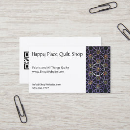 Crown Jewels Quilt Voll anpassbare Biz Cards Visitenkarte