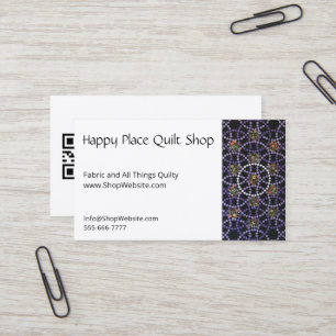 Crown Jewels Quilt Voll anpassbare Biz Cards Visitenkarte