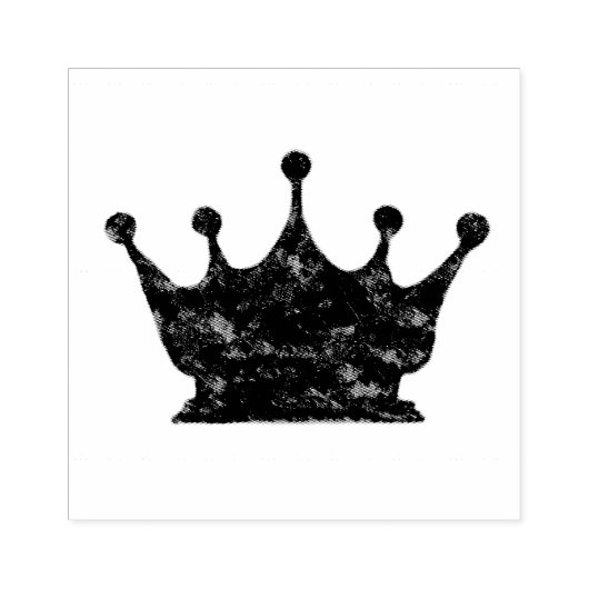 Crown King Queen Gummistempel (Prägung)