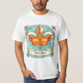 Crown King Vater Custom T - Shirt (Vorderseite)
