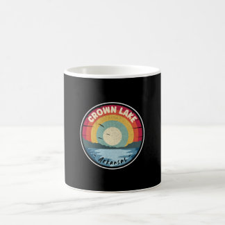 Crown Lake Arkansas farbenfrohe Szene Kaffeetasse