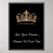 Crown Live Your Dreams Poster (Vorne)