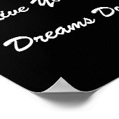 Crown Live Your Dreams Poster (Ecke)
