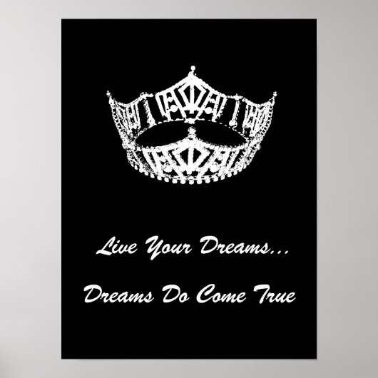 Crown Live Your Dreams Poster (Vorne)