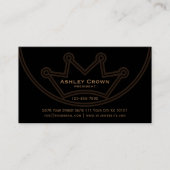 Crown Logo Visitenkarte (Vorderseite)