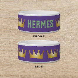 Crown Mardi Gras Dog Cat Pet Napf