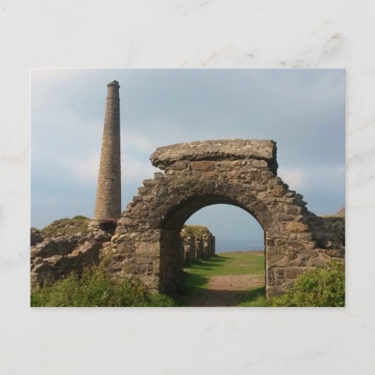 Crown Mines, Botallack, Cornwall, England. Postkarte (Vorderseite)