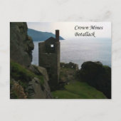 Crown Mines Botallack Cornwall England Postkarte (Vorderseite)