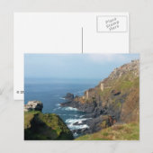 Crown Mines Botallack Cornwall England Postkarte (Vorne/Hinten)