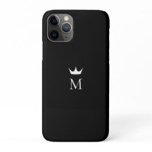 Crown Monogram Black and White