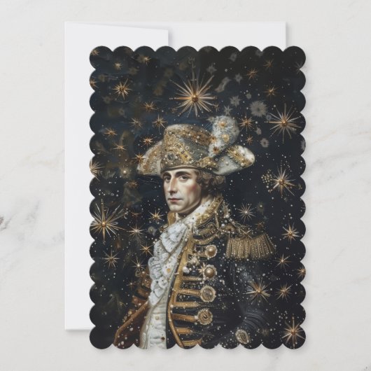 Crown Napoleon - Flacheinladung 12,7 cm x 17,8 cm Einladung (Vorderseite)