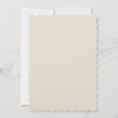 Crown Napoleon - Flacheinladung 12,7 cm x 17,8 cm Einladung (Rückseite)