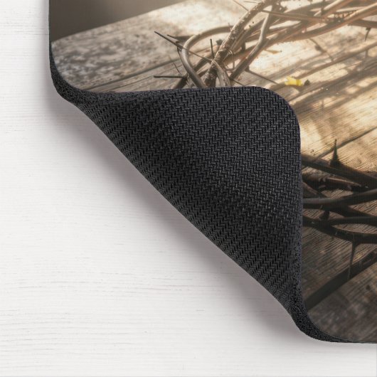 Crown of Thorns In Sunbeams Mousepad (Ecke)