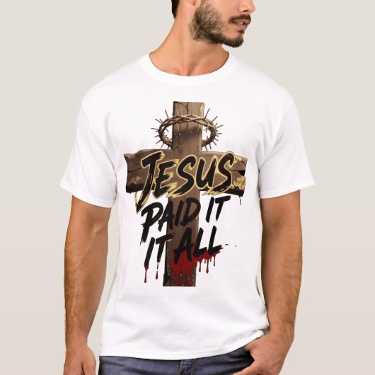 Crown of Thorns Jesus Shirt – Christian T-Shirt (Vorderseite)